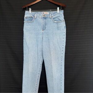 Vintage 90s Faded Glory Stone Wash High Rise Stretch Denim Jeans Womens Size 12P